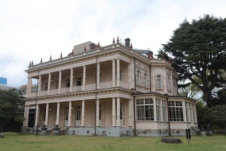 old iwasaki house public park,tokyo,tourism of japanのeditorial素材