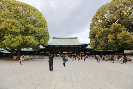 a dedicated to the deified spirits of Emperor Meiji,のeditorial素材