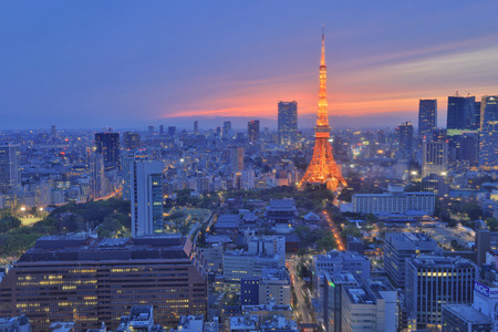 TOKYO cityscape at Hamamatsucho World Trading Centerのeditorial素材