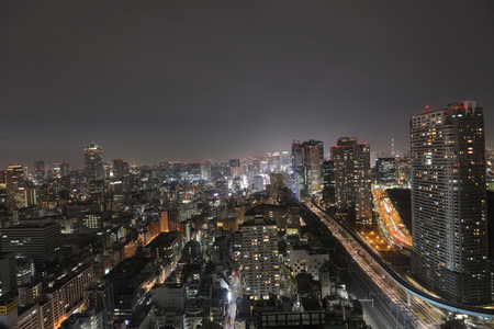 TOKYO cityscape at Hamamatsucho World Trading Centerのeditorial素材