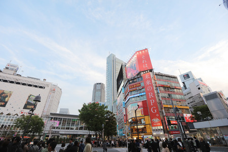 : Shibuya, It's the shopping district  japanのeditorial素材