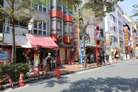 Yokohama's Chinatown is the largest in Japanのeditorial素材