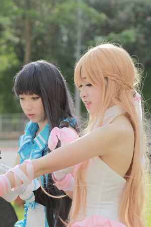 the participant dresses in Cosplay costume  2016のeditorial素材