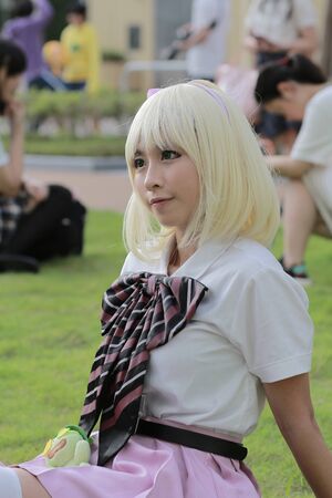 the participant dresses in Cosplay costume  2016