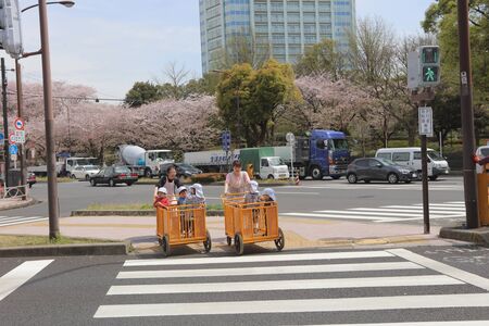 Modern cityscape view in Tokyo, Japanのeditorial素材