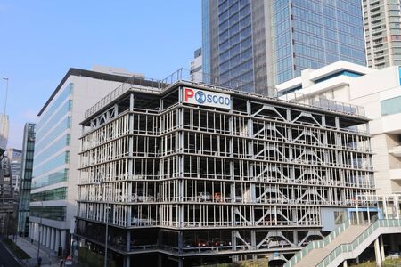 the Mansion of  parking at Yokohamaのeditorial素材