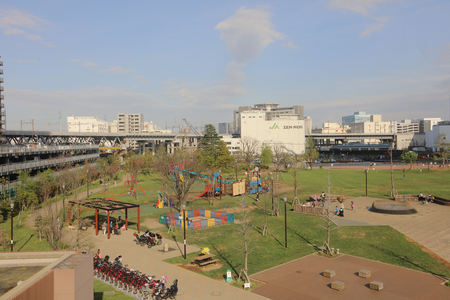 the area of Shinagawa at tokyo, japan at 2016のeditorial素材