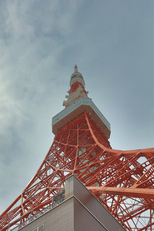 the Overlook of the Tokyo Tower and Tokyo cityのeditorial素材