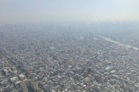 Tokyo city view from Tokyo Sky Tree at 2016のeditorial素材