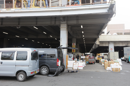 with a vast varaiety of Fish and sea food.のeditorial素材