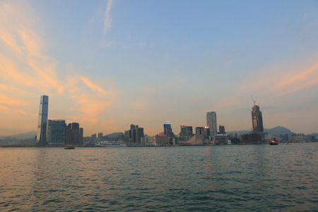 the Tsim Sha Tsui and west kowloon 2016のeditorial素材