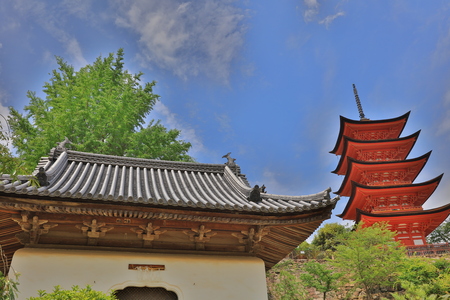 Komyoin at  Miyajima island 2016のeditorial素材