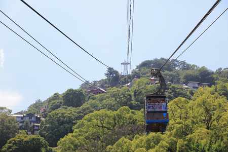 the Senkoji Ropeway at japan 2016のeditorial素材