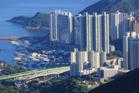 the Middle class residential building in Hong Kongのeditorial素材