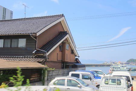the view from the train window, HIROSHIMAのeditorial素材