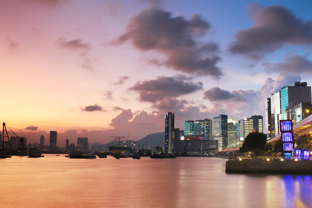 Kwun Tong Typhoon Shelter at Public Pierのeditorial素材