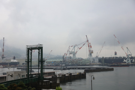 many shipyards, construction and maintenance of vesselsのeditorial素材