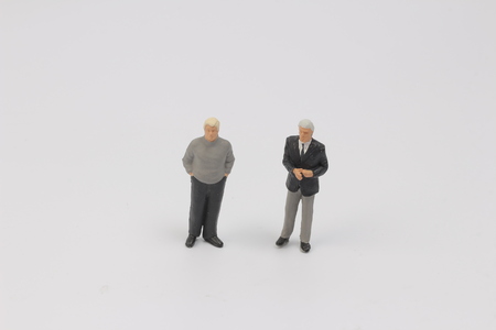 business people isolated on white background