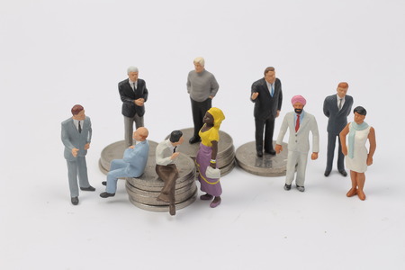the group of Miniature people on coins
