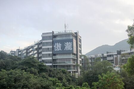 the Tai Po Tsai village in Hong Kong 2016のeditorial素材