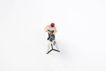 the movie marker of toy figureの写真素材