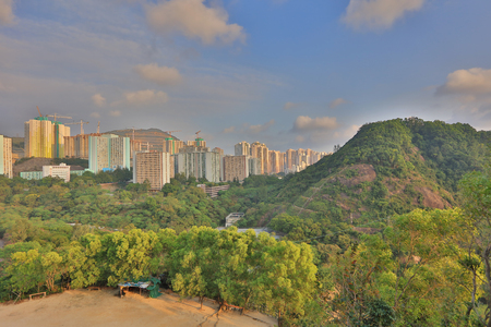 the Shun Lee district, kwun tong at 2016の写真素材