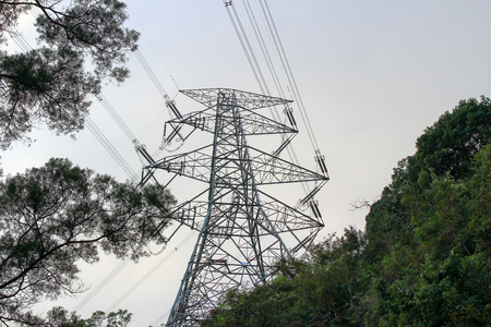 the High voltage post or High voltage tower