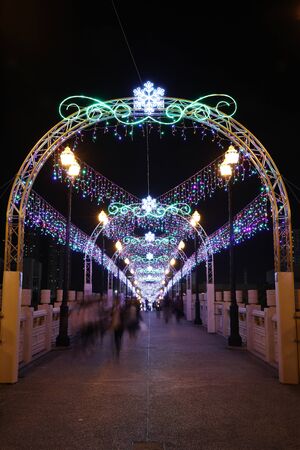 the Sha Tin Festive Lighting at hk 2016のeditorial素材