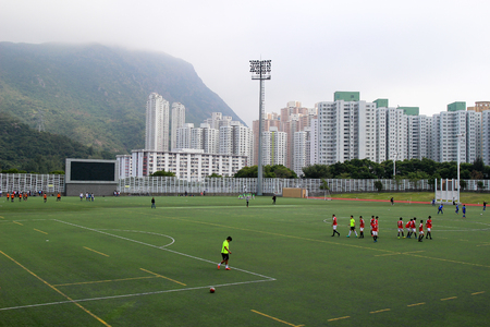 the Po Kong Villiage Road stadium at 2016のeditorial素材