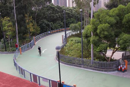 the Po Kong Villiage Road Skatepark at 2016のeditorial素材