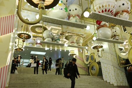 Shopping Mall in Tsim Sha Tsui,  at 2016 Harbour Cityのeditorial素材