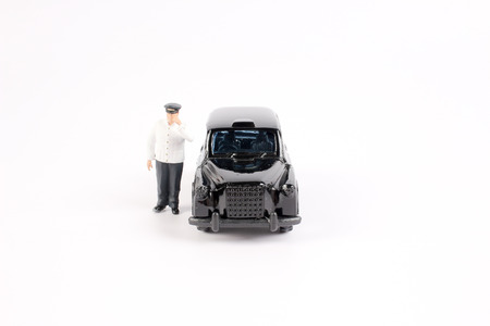 the fun of figure in miniature worldの写真素材