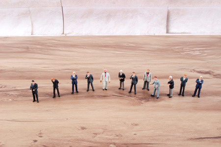 business people isolated on white background