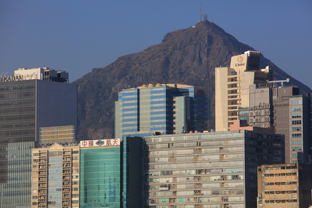 the Kwun Tong business area 2017のeditorial素材