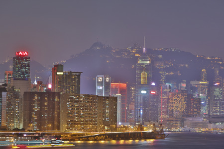 the  Victoria Harbor View HK at 2017の写真素材
