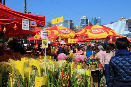the Lunar New Year fair at hong kong 2017のeditorial素材