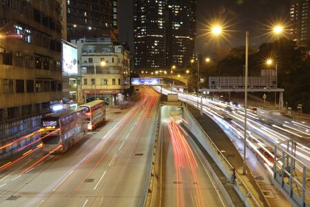 Chatham Rd N and  E Kowloon Corridor & Pak Kung Stのeditorial素材