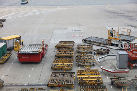 the Hong Kong International Airportの写真素材