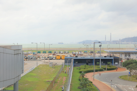 the  Hong Kong International Airport 2016のeditorial素材