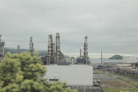 the Appearance of Japan's edible oil factory building