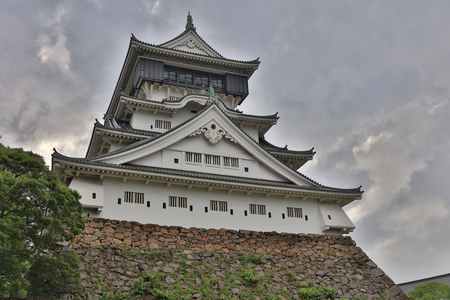 Kokura Castle, Landscape format 2016のeditorial素材