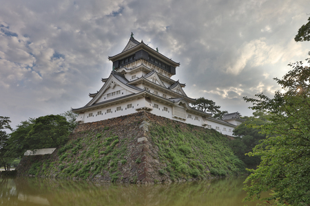 the Kokura Castle, Landscape formatのeditorial素材