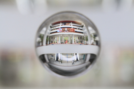 the filter of soratama with  fish eye lens with hkustの写真素材