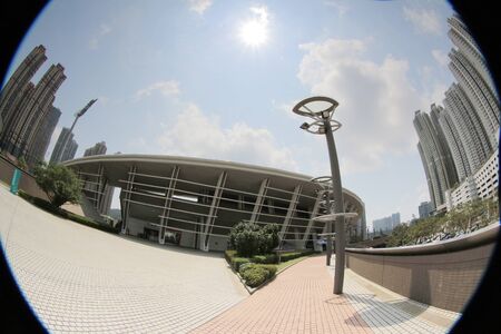 stadium at Tseung Kwan O Sports Ground 2017のeditorial素材