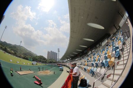 stadium at Tseung Kwan O Sports Ground 2017のeditorial素材