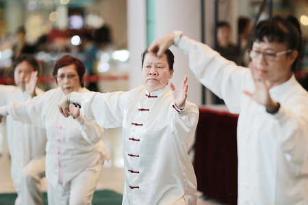 the Wu shu Demonstration at hk 2017