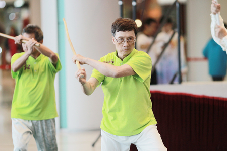 the Wu shu Demonstration at hk 2017