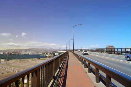 Monument near Ferry Memorial Ship museum Mashu maru in Hakodate, Hokkaido, Japanのeditorial素材