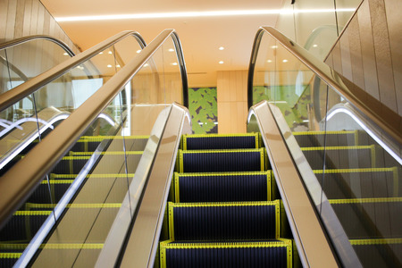 the escalator in a airport or station at 2017