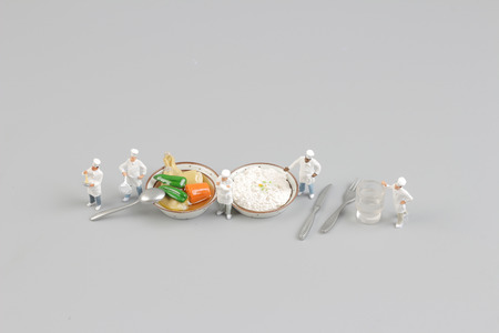 the tiny chef with the Hokkaido  curryの写真素材